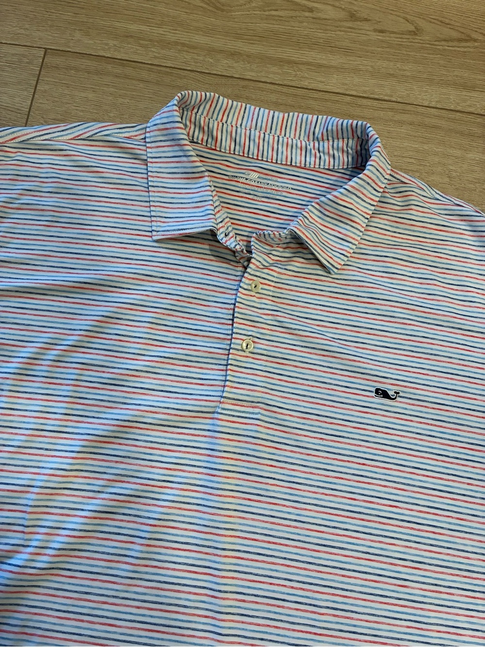 Vineyard Vines Men’s OTG On the Go Sankaty Polo Performance Stripe Size 4XB